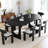 Oval Wood Double Pedestal Dining Table-972294919-972294911