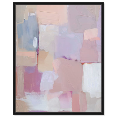 Rosewater Softness I Canvas Pastel Abstracts by Art Remedy