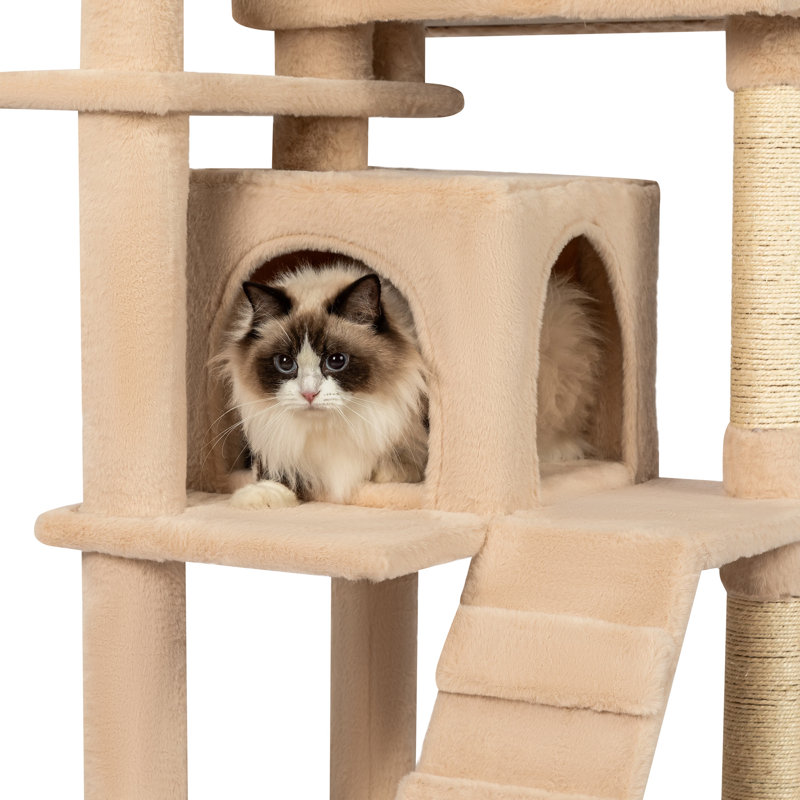Arbre à chat 53 "H, Beige