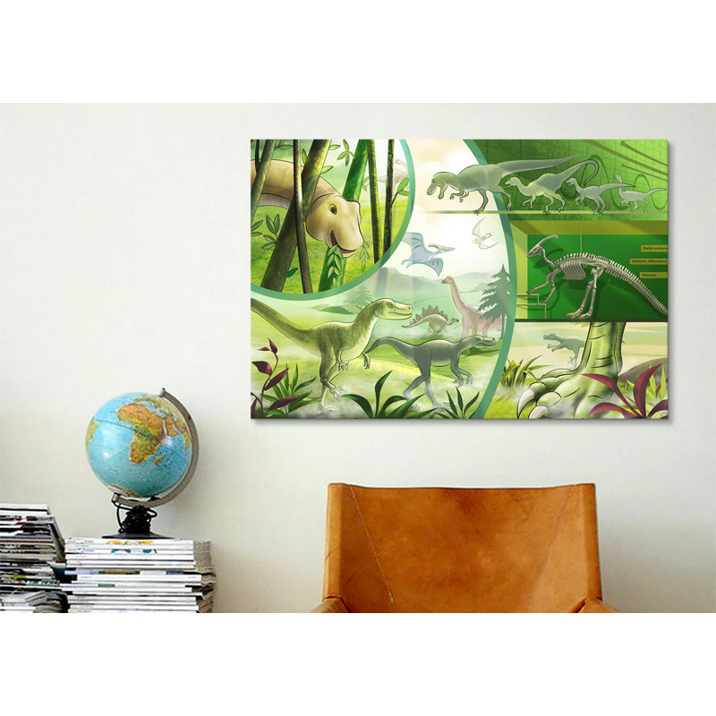 «Leonia», reproduction imprimée sur toile tendue Leonia, H 26 po x l 40 po x P 1,5 po, Toile tendue, Pas de tapis