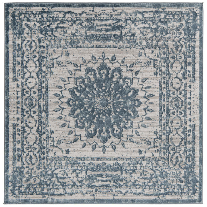 Alissa Oriental Indoor Rug, Square 5'3"