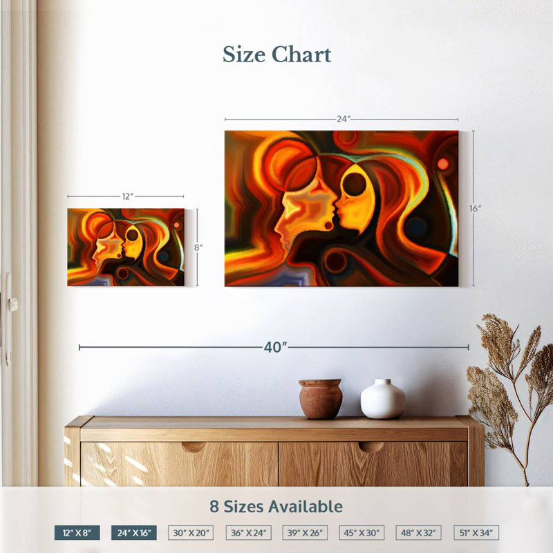 Avery Abstract Love, H 16 po x l 24 po