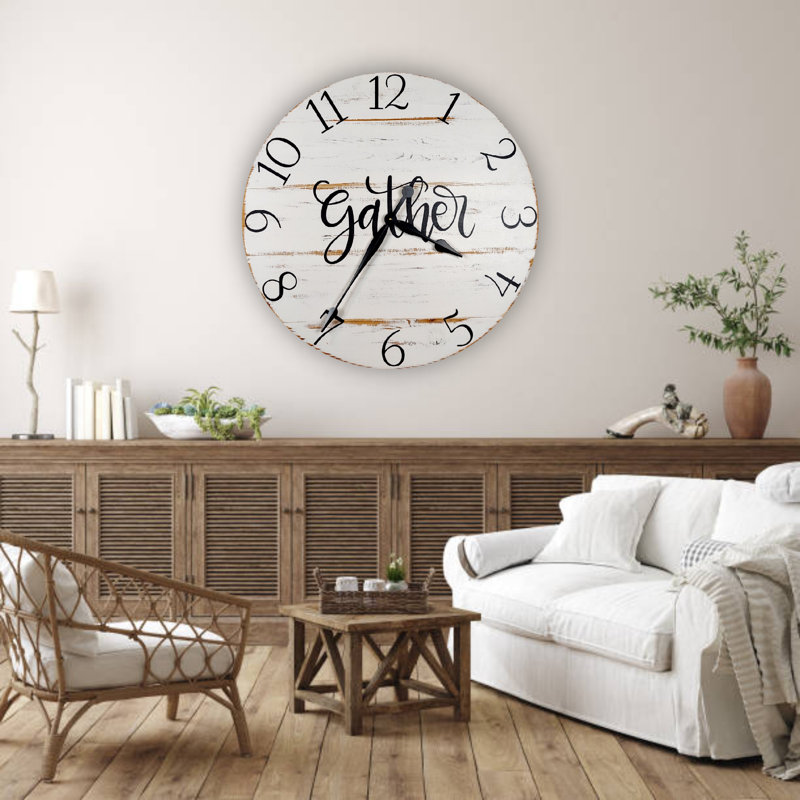 Abdouallah Wood Wall Clock, Medium