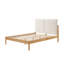 Structure de lit en bois massif Ardin avec tête de lit tapissier crème-1052848200-1052848202