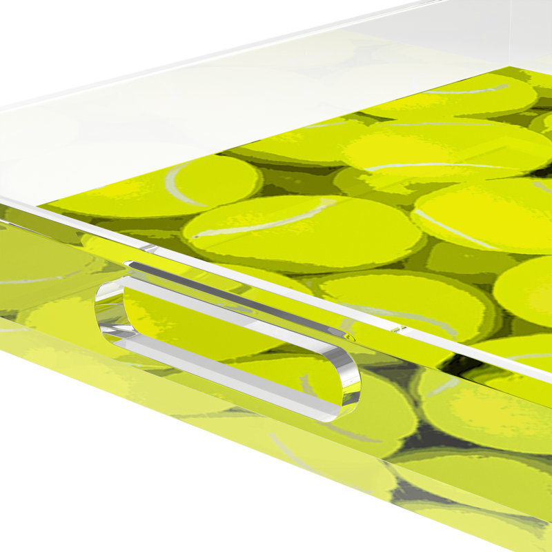Decorative Tray, 2" H x 12" W x 12" D