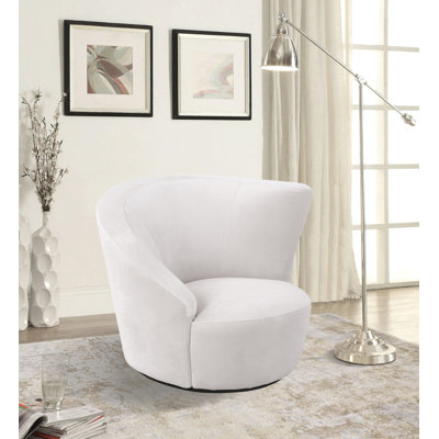 Vicenza Velvet Swivel Accent Chair