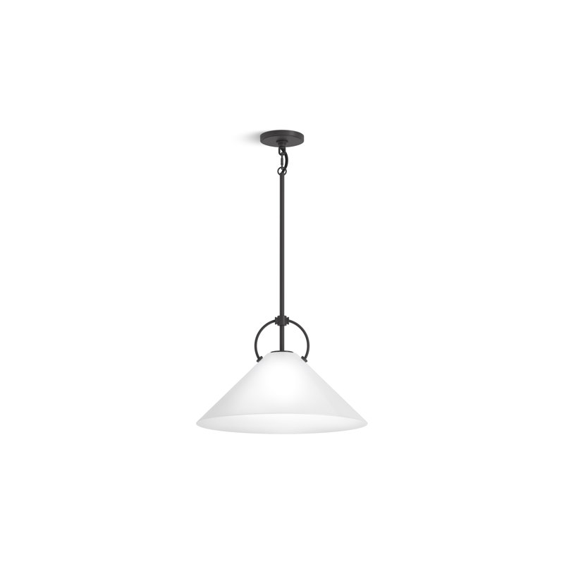 Kernen By Studio McGee 18 in. Pendant, Matte Black