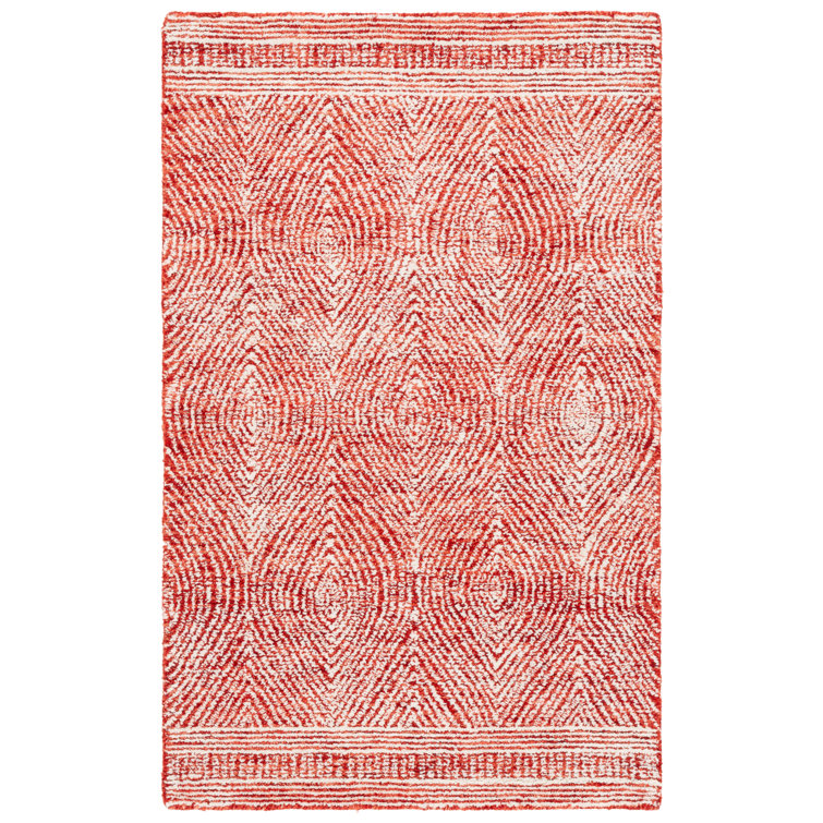 Ranjit Abstract Hand Tufted Wool Geometric Rug