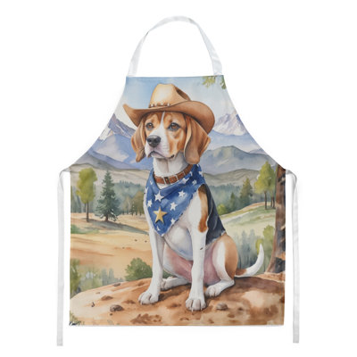 Tablier de bienvenue Beagle Cowboy