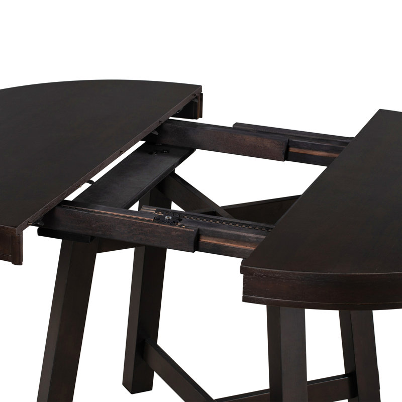 Table de salle à manger extensible Farmhouse, Espresso