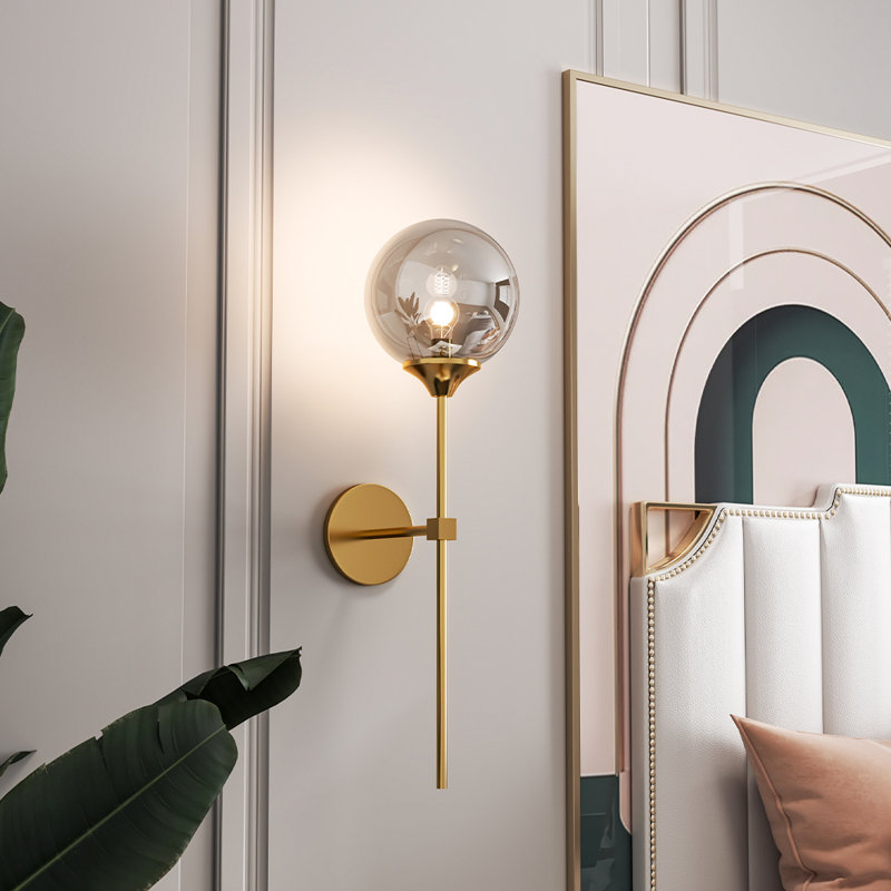 Ingles Chrome Armed Sconce