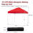 Canopy Tent with Mesh Sidewalls Waterproof Gazebo Shelter Portable Folding Tent for Camping Patio Backyard Events