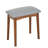 Corner Dresser with Mirror and LED Lights, Modern Dressing Set with Mirror and Stool, Brightness Adjustable Folding Mirror