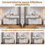Table de maquillage moderne avec tiroirs de rangement et armoire d'appoint