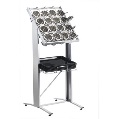 Floor Flatware and Tray Display