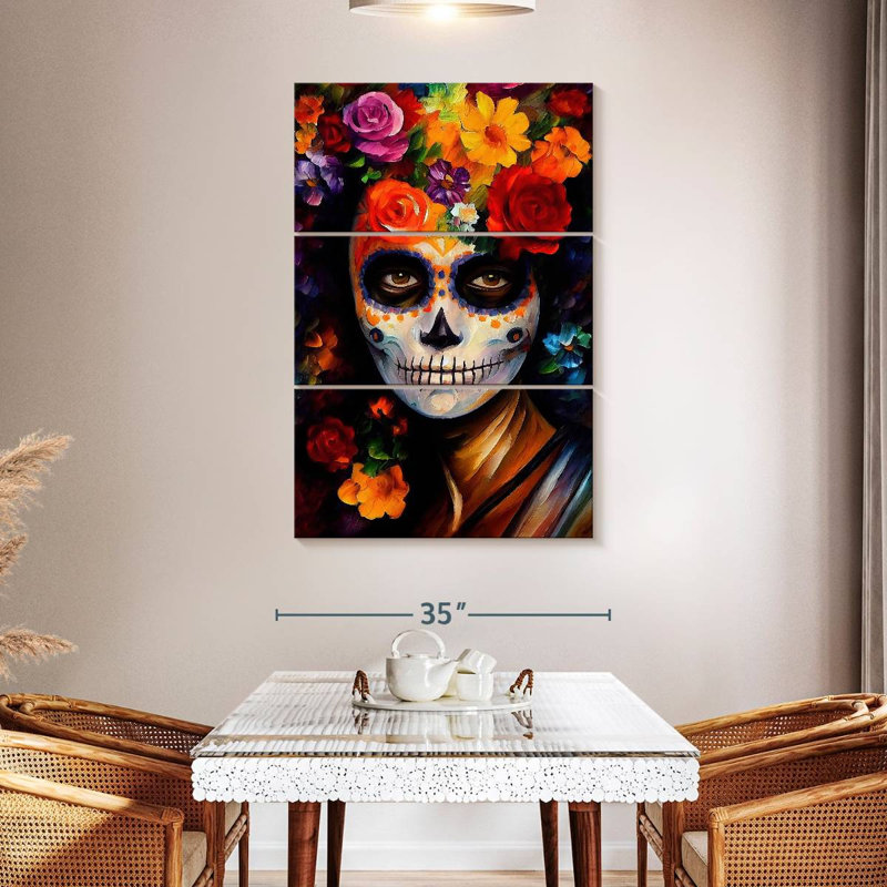 Lelend, jour de la femme morte III, H 50 po x l 32 po