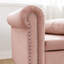 Chaise de rangement rose pour le bureau - Sièges confortables en velours de salon élégants et pratiques-1470349344