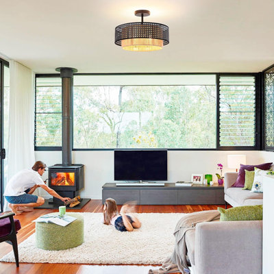15.7-Inch Semi Embedded Ceiling Light