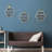 Manjit 3 Piece Hexagon Floating Shelf