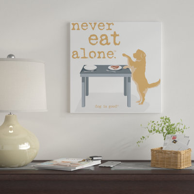 " Never Eat Alone " Graphic Art
