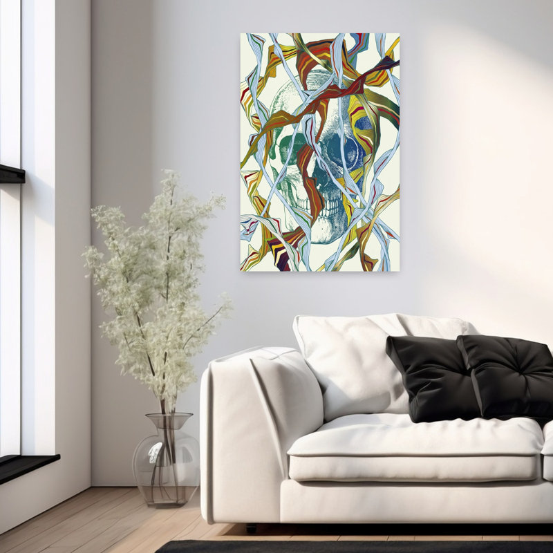 Contemporary Art Gothic Modern Abstract Art by Angelo Cerantola - Wrapped Canvas Print, 91.44 cm H x 60.96 cm W
