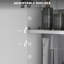 60mm W 60mm H Wall Mounted Required Medicine Cabinet Mirror