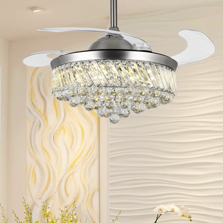 Jannemie 42'' Ceiling Fan with LED Lights