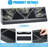 10 Pack Black Baseboard Vents 18 Inch Duct Opening Size Vent Covers for Home Floor Diffuser Corner Baseboard Air Covers