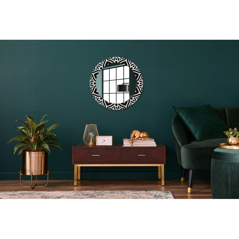 Huldar Glass Flat Wall Mirror