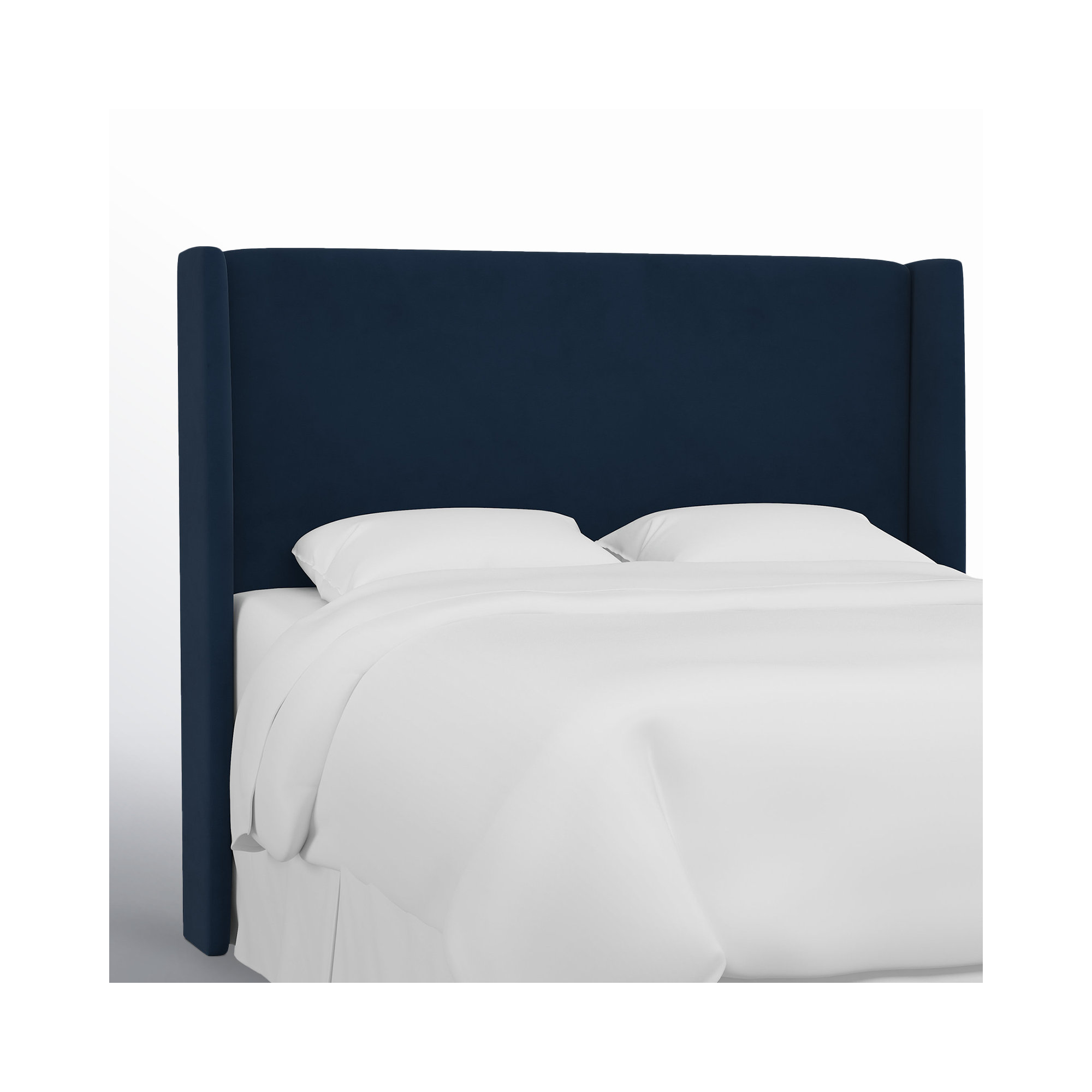 Bellfield Upholstered Headboard, Classic Ink Performance Velvet, King