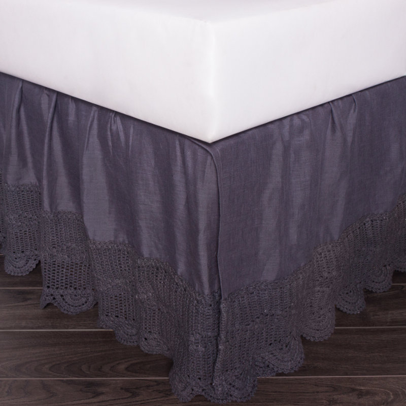 Eveline Ruffled Wrap Around Bed Skirt - Twin, Twin