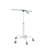 Adjustable Height Transparent Tempered Glass Table Desk Table With Lockable Wheels(Adjustable Range 24.2 "32.7 ")-666451970