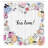 East Urban Home Tea Party Shower Curtain Doodle Frame Multicolor-135821218