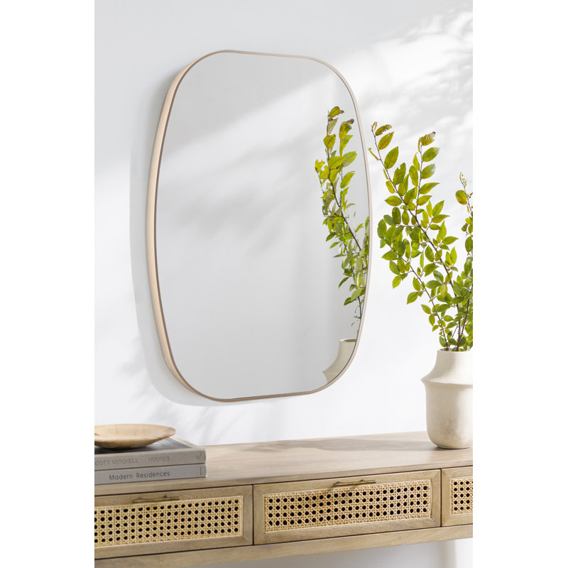 Miroir Essence, 30 po x 20 po, Chêne blanchi
