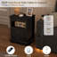 Ensemble de chambre à coucher lumineuse 3 pièces avec lit de rangement et tables de chevet à DEL avec station de charge-533151142-533151143