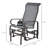 Outdoor Glider Chair, Gliders for Outside Patio with Smooth Rocking Mechanism and Lightweight Construction for Backyard, Gray