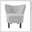 Chaise d'appoint confortable et élégante pour le salon, parfaite pour la détente et la décoration