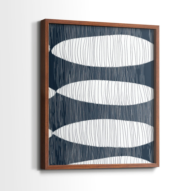 "ABSTRACT Series DCC XXXV" par J Paul, H 11 po x l 9 po, Noyer