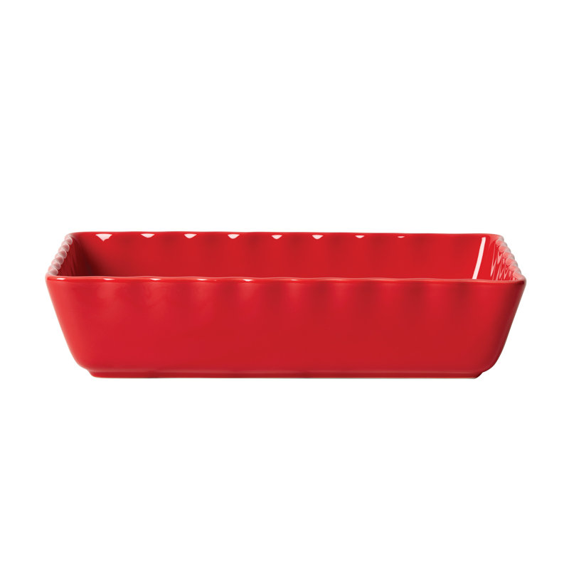Make It Pop Rectangle Stoneware Baker