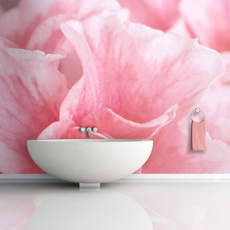 Pink Azalea Flower Wallpaper, 309cm x 400cm