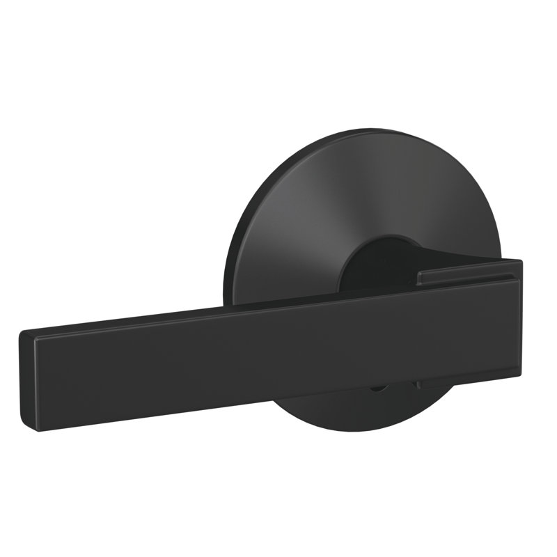 Dempsey Custom Northbrook Non-Turning Lever with Kinsler Trim, Matte Black