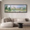 Rustic Countryside " Riverside Townscape Historic European Village Modern Art Relax Calm Warm Extra Large Pictures "