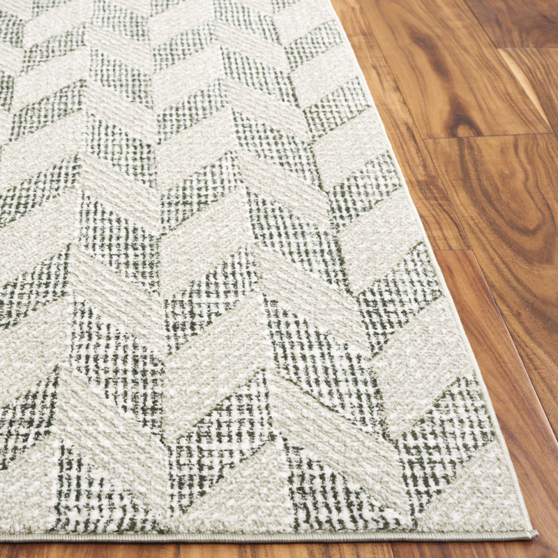 Iturralde Performance Geometric Rug, Rectangle 4' x 6'