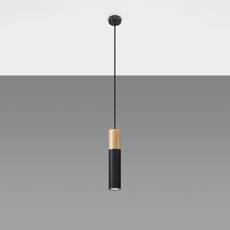 Makassar 1 - Light Single Pendant, Black