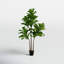 59.1'' Faux Fiddle-Leaf Fig Tree Tree in Cement Pot