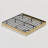 Floating Bed Frame With LED Lights, Wave Curve Wood Texture Bed With Heavy Duty Metal Slats-293332933-293332932
