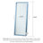 Modern Minimalist Color Wall-Mounted Full-Length Mirror