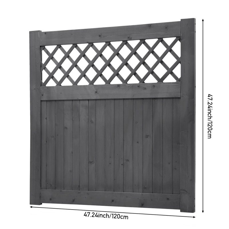 Gate Fencing with 1 Panel(s) Included, 120cm H x 120cm W x 2.3cm D