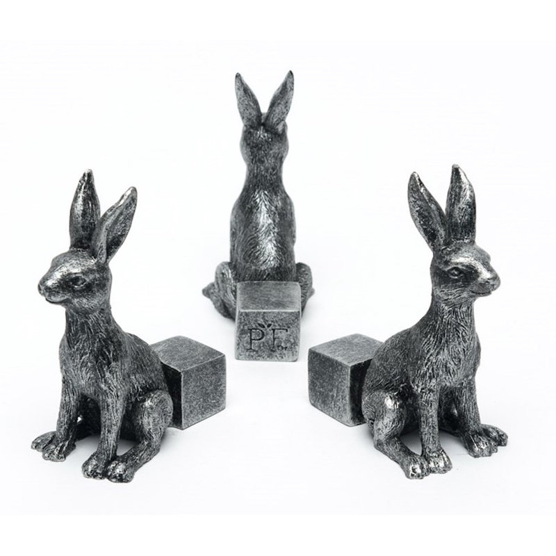 Pied de jardinière en gris verdi, Argent brossé