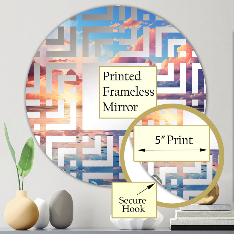 Circle Mirror, 23.6" x 23.6"